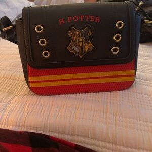 Loungefly Black and Red H. Potter Crossbody Bag